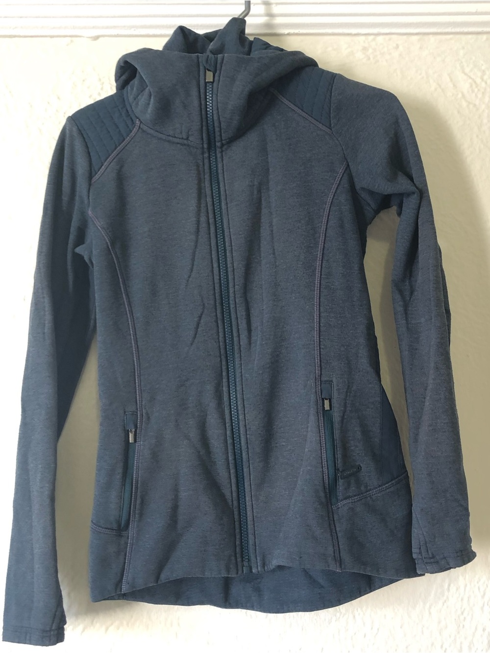 Athleta Zip Up Hoodie Sweatshirt